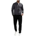 thumbnail image 1 of Mens Sweat Suits 2 Piece Set Casual Long Sleeve Zip Up Sweatshirt and Pants Workout Athletic Outfits Sets, M, 1 of 3
