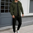 thumbnail image 1 of Mens Sweat Suits Set Tracksuit 2 Piece Outfits Athletic Sweatsuit Full Zip Jogging Long Sleeve Casual Sports Outfits Casual Athletic Jogging Warm Up Sets, 1 of 3