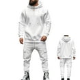 thumbnail image 1 of Mens Sweat Suits Set Tracksuit 2 Piece Outfits Casual Running Jogging Warm Up Full Zip Sweat Suits Track Suit for Jogging or Warm Up, 1 of 8