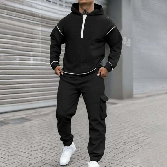 Mens Sweat Suits Set Tracksuit 2 Piece Outfits Long Sleeve Track suits Athletic Full Zip Active Sports Sets Sport Jogger Sweat Suits