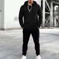 thumbnail image 1 of Mens Sweat Suits Set Tracksuit 2 Piece Outfits Plain Casual Zip up Full Sleeve Jogging Outfit For Men Workout Sports Set Sportswear, 1 of 3