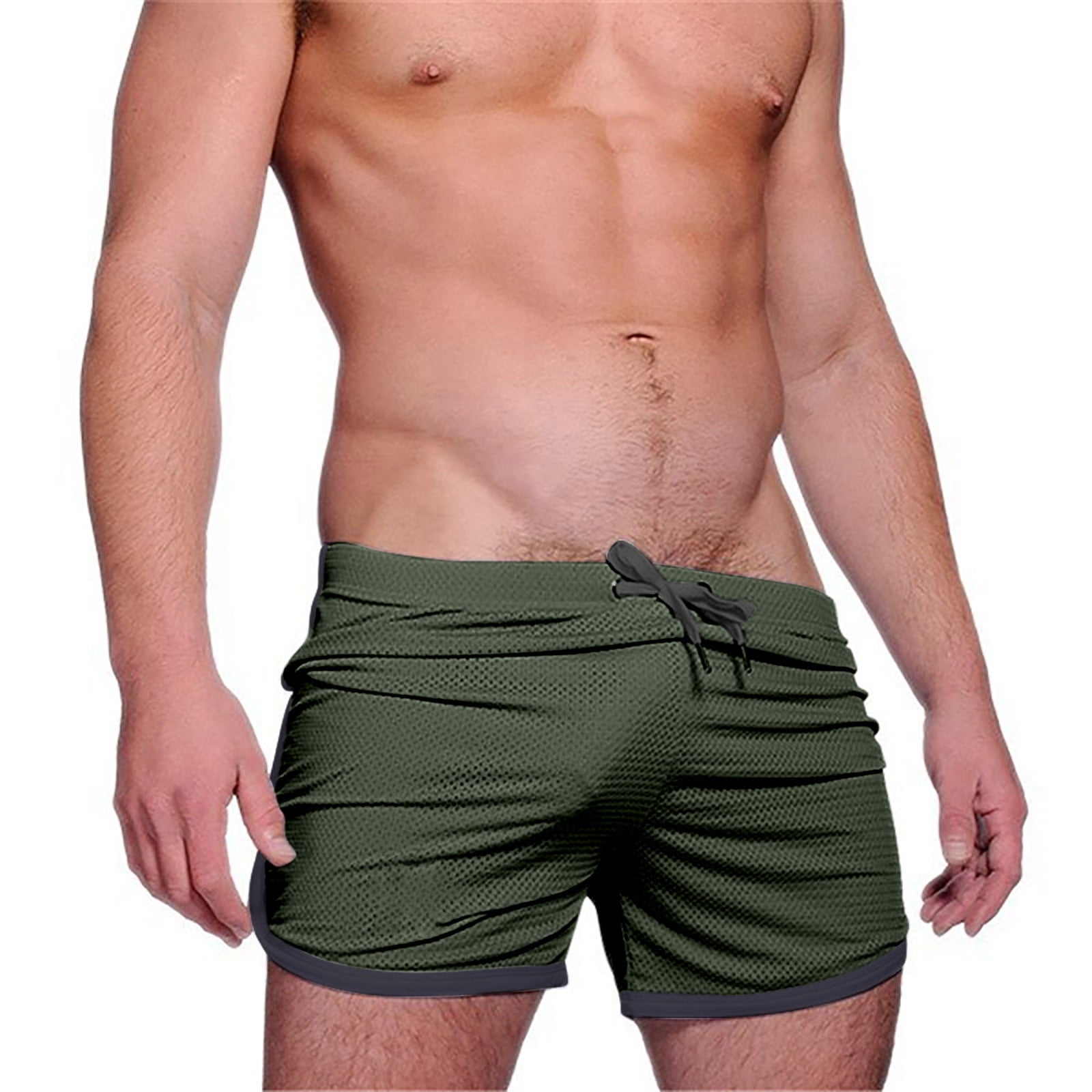 Mens Sweat Workout Shorts Inch Inseam Casual Athletic Jogger