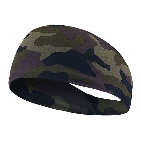 1-Piece Soft Sports Headbands for Men and Women, Sweat-Wicking Polyester Headbands for Gym, Yoga, Running, Fits 16.5-26.7 Inch Head Circumference