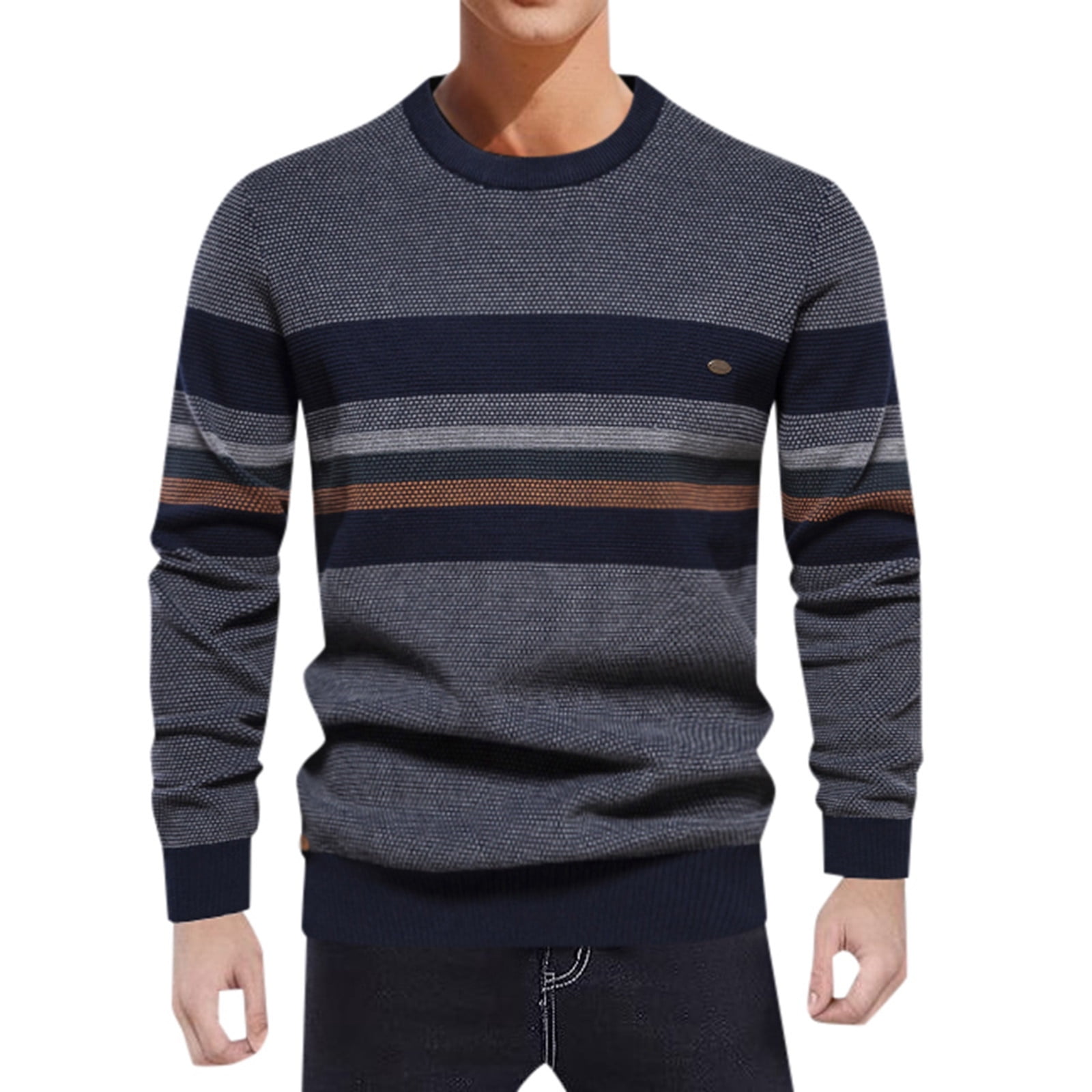 Vintage knit sweater mens top