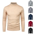 thumbnail image 1 of Mens Sweaters and Pullovers Crewneck Sweater Soft Casual Sweaters for Men Classic Pullover Sweaters with Ribbing Edge Winter Thermal Sweater, 1 of 4