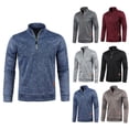 thumbnail image 1 of Mens Sweaters and Pullovers Crewneck Sweater Soft Casual Sweaters for Men Classic Pullover Sweaters with Ribbing Edge Winter Thermal Sweater, 1 of 5