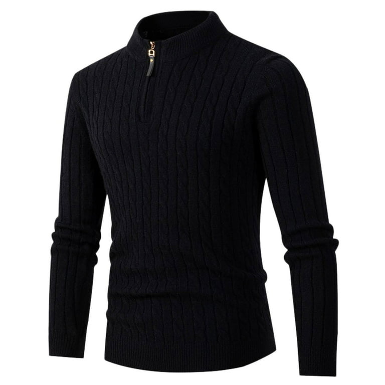 Mens cardigan jacket jumper knit pullover coat long sleeve sweater hot sale