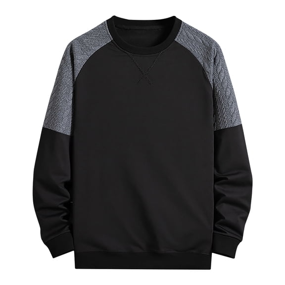 Mens Sweaters with Quarter Zipper Mock Neck Long Sleeve Sweatshirts Stretchy Slim-Fit Pullover Solid Color Cable Knitted Warm Vintage Sweater Tops