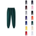 thumbnail image 1 of Men Sweatpants 2026 Fall Winter Casual Elastic Waist Drawstring Lined Joggers with Pockets Trousers, 1 of 5