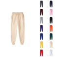 thumbnail image 1 of Men Sweatpants 2026 Fall Winter Casual Elastic Waist Drawstring Lined Joggers with Pockets Trousers, 1 of 5