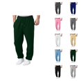 thumbnail image 1 of Mens Sweatpants 2026 Fashion Elastic Waist Drawstring Relaxed Fit Wide Leg Casual Pants Trousers with Pockets, 1 of 9