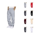 thumbnail image 1 of Sweatpants for Men 2026 Fashion Elastic Waist Drawstring Straight Leg Casual Pants with Pockets Trousers, 1 of 4