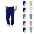 thumbnail image 1 of Mens Sweatpants 2026 Trendy Drawstring Elastic Waist Wide Leg Relaxed Fit Casual Pants Trousers with Pockets, 1 of 9