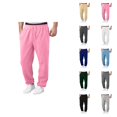 thumbnail image 1 of Mens Sweatpants 2026 Trendy Elastic Waist Drawstring Wide Leg Relaxed Fit Casual Pants Trousers with Pockets, 1 of 9