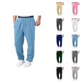 thumbnail image 1 of Mens Sweatpants 2026 Trendy Elastic Waist Drawstring Wide Leg Relaxed Fit Casual Pants Trousers with Pockets, 1 of 9