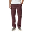 thumbnail image 1 of Mens Cargo Sweatpants Fleece Lined Baggy Straight Leg Sweatpants with Pockets Hiking Trousers, 1 of 4