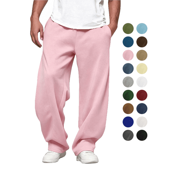 Mens Sweatpants Athletic with Pockets Joggers Drawstring Elastic Waist for Men Straight Leg Lounge Pants Running Gym Casual