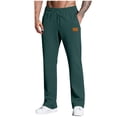 thumbnail image 1 of Mens Sweatpants Baggy Open Bottom Casual Pants Elastic Waist Workout Athletic Joggers with Pockets Drawstring Sweat Pants, 1 of 5