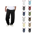 thumbnail image 1 of Mens Sweatpants Big And Tall 2026 Fashion Drawstring Elastic Waist Loose Fit Casual Harem Pants Trousers with Pockets, 1 of 7