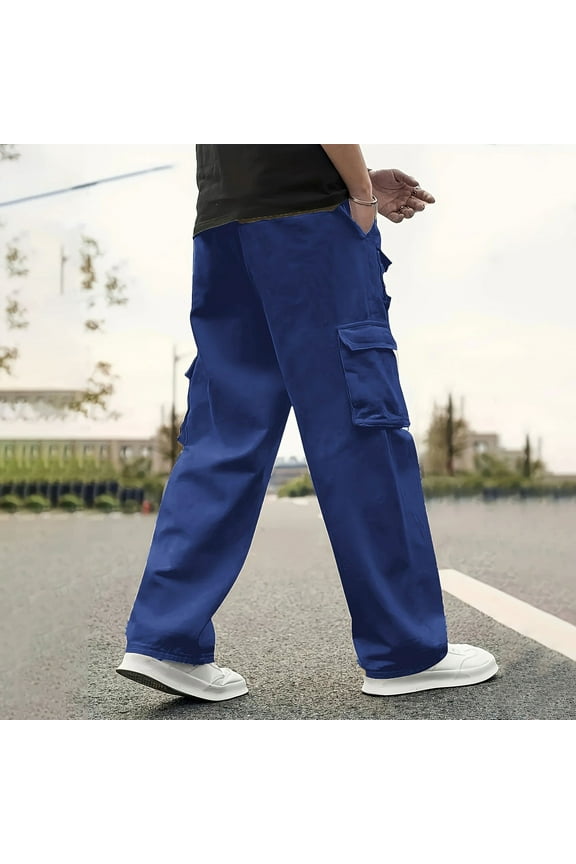 Mens Sweatpants Cargo Pants for Men Outdoor Quick Dry Work Tactical Hiking Pants Fishing Travel Trousers with Multi Pockets