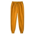 thumbnail image 1 of Mens Sweatpants Casual Trousers Plus Velvet Thick Solid Color Large Size Running Fitness Sports Pants, 1 of 3