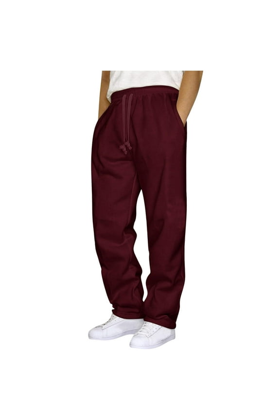 Mens Sweatpants Fashion Joggers Sports Pants Outdoor Running Pants Elastic Waist Drawstring Workout Casual Sweatpants Trousers Mens Long Pants with Pockets