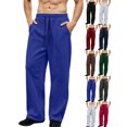 thumbnail image 1 of Mens Sweatpants Fleece Breathable Relaxed Fit Sweatpants with Drawstring and Pockets,Moisture Wicking, 1 of 8