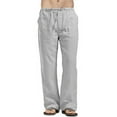 thumbnail image 1 of Mens Sweatpants,Men Splicing Printed Overalls Casual Pocket Sport Work Casual Trouser Pants,Cargo Pants for Men,Size:3XL, 1 of 5
