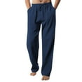 thumbnail image 1 of Mens Sweatpants,Men's Slim Fit Business Pants Solid Pants Casual Flat Front Work Long Trousers,Cargo Pants for Men,Size:XXL, 1 of 9