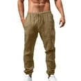 thumbnail image 1 of Mens Sweatpants,Men's Spring and All Season Hop Breathable Loose Casual Sports Pants,Cargo Pants for Men,Size:4XL, 1 of 6