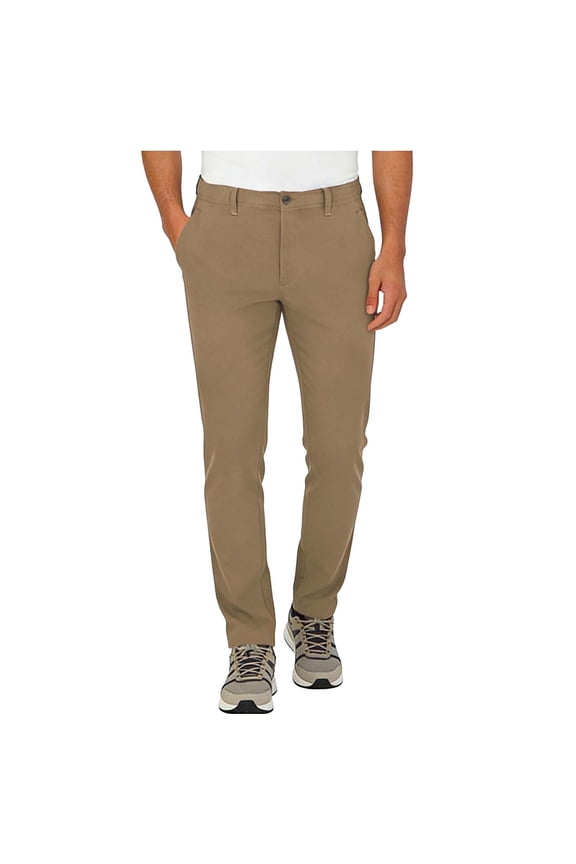 Mens Sweatpants Open Bottom High Elastic Button Ankle Length Track Pants Solid Color Athletic Hking Joggers With Pockets
