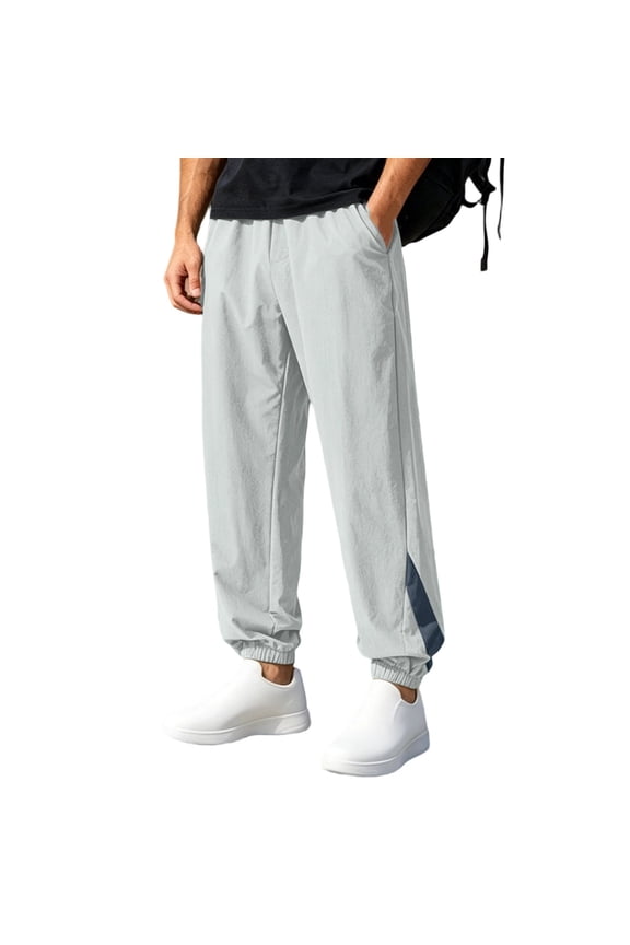 Mens Sweatpants Quick Dry Moisture-Wicking Elastic Waist with Pockets Gym Workout Pants M-5XL Dad Gifts