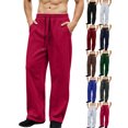 thumbnail image 1 of Mens Sweatpants Relaxed Wide Leg Fleece Sweatpant with Pockets and Drawstring (Available in Big & Tall), 1 of 8