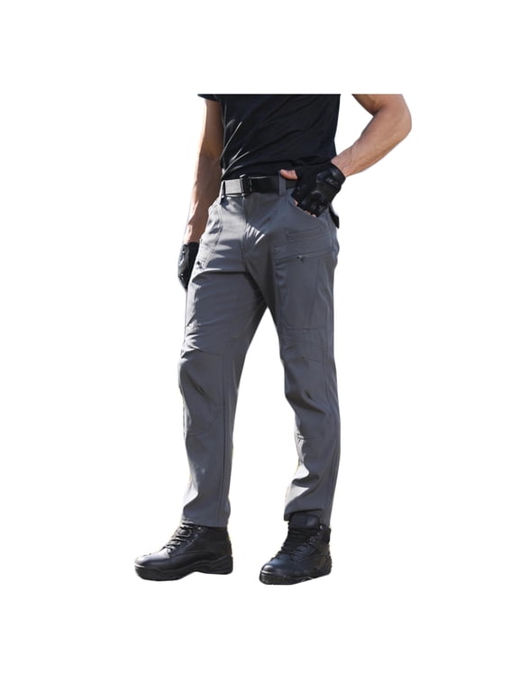 Mens Sweatpants Stretch Cargo Pants Men Lightweight Tapered Hunting Tactical Hiking Pants Athletic Military Work Long Trousers