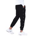 thumbnail image 1 of Mens Sweatpants Tear Away Basketball Pants 2 Side Zippers Snap Off Full Open Down Sweatpants Leg Post Surgery Pant With Pockets Track Jogger Athletic Bottom Running Elastic Waist Sport Pants, 1 of 4