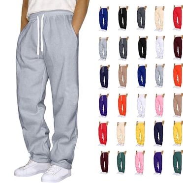 BiZtdJrK Jogger Pants for Men Drawstring Workout Running Cinch Bottoms ...
