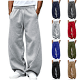 thumbnail image 1 of Mens Sweatpants with Pockets Elastic Waist Casual Athletic Joggers for Men Loose Fit Gym Workout Running Casual Pants, 1 of 6