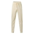thumbnail image 1 of Mens Sweats Straight Joggers Mens Running Pants Drawstring Relaxed Men's Pants with Elastic Waistband Clearance Sale, 1 of 5
