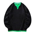 thumbnail image 1 of Mens Sweatshirt 2025 Hoodies for Men Fall 2025 Trendy Oversized Long Sleeve Pullover Jackets Hooded Lightweight Sweatshirt with Pockets, 1 of 4