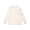 thumbnail image 1 of Mens Sweatshirt 2025 Lightweight Cotton Sweatshirts For Men French Crewneck Solid Pullover Comfortable Fit Loose Workout Tops With Pockets, 1 of 3