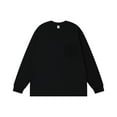 thumbnail image 1 of Mens Sweatshirt 2025 Lightweight Cotton Sweatshirts For Men French Crewneck Solid Pullover Comfortable Fit Loose Workout Tops With Pockets, 1 of 4
