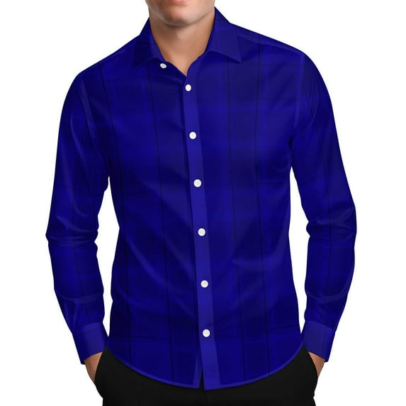 Mens Sweatshirt 2025 Men’s 2025 Fall Button Down Plaid Shirt Versatile Stretch Casual Long Sleeve Stylish Lapel Checkered Dress Shirts