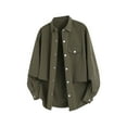 thumbnail image 1 of Mens Sweatshirt 2025 Men’s Loose Versatile Plain Button Down Shirt - Casual 2025 Fall Long Sleeve Lapel Solid Color Cardigan Shirts, 1 of 9