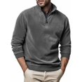 thumbnail image 1 of Mens Sweatshirt Adult 1/4 Zip Sweatshirt Men's Fashion Hoodies & Sweatshirts Men's sweatshirts, 1 of 4