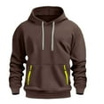 thumbnail image 1 of Mens Sweatshirt Men's Sweatshirts And Hoodies Mens Casual Hooded Collar Drawstring Hoodies Pullover Sweatshirts Casual Long Sleeve Shirts with Pockets, 1 of 4