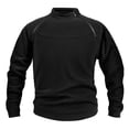 thumbnail image 1 of Mens Sweatshirt Sevevn Men's Long Sleeve Sweatshirt Stand Neck Loose Thick Warm Tech Fleece Shirt, 1 of 8