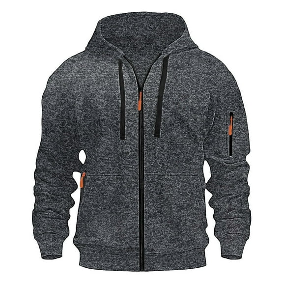 Mens Sweatshirt Under $10 Hoodies for Men Zip Up Tactical Hoodie Pullover Lightweight Fall Winter Fashion Hooded Sweatshirt Pockets