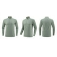 thumbnail image 1 of Mens Sweatshirt Under $10 Men's Quarter Zip Pullover Long Sleeve Shirt - Moisture Wicking, Quick Dry Athletic & Casual for Running, Golf, 1 of 2
