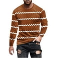thumbnail image 1 of Mens Sweatshirt Under $10 Men's Striped Printed T-Shirts Long Sleeve Graphic Tees Shirts Cotton Tshirts Streetwear Tops for Fall Fashion, 1 of 4