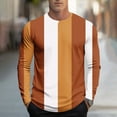 thumbnail image 1 of Mens Sweatshirt Under $10 Mens Color Block T Shirts Crewneck Long Sleeve Pullover Fashion Vintage Men Basic Tee Athletic Fit Cotton Shirt Tops, 1 of 5